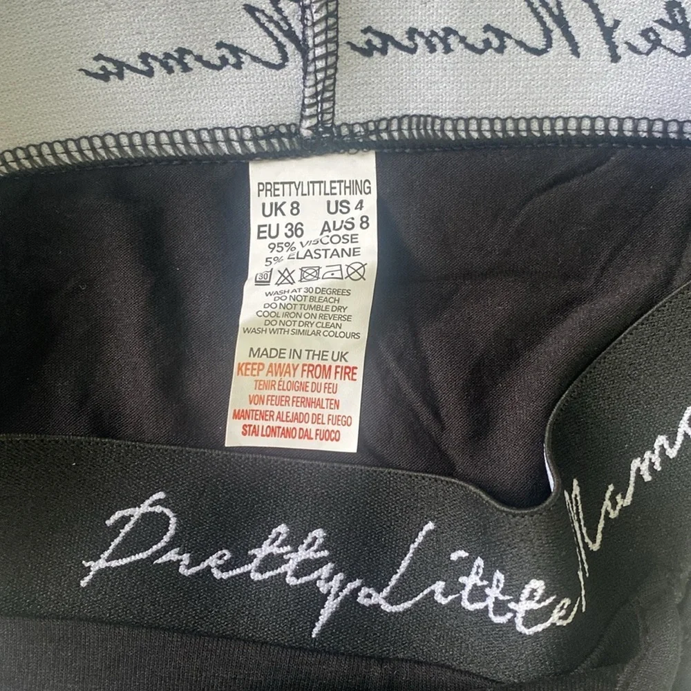 PrettyLittle MAMA Maternity Black Tape Triangle Set - Picture 8 of 11